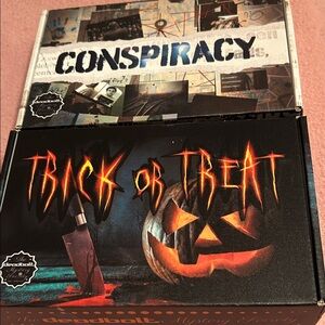 Conspiracy and Trick or Treat Board Games